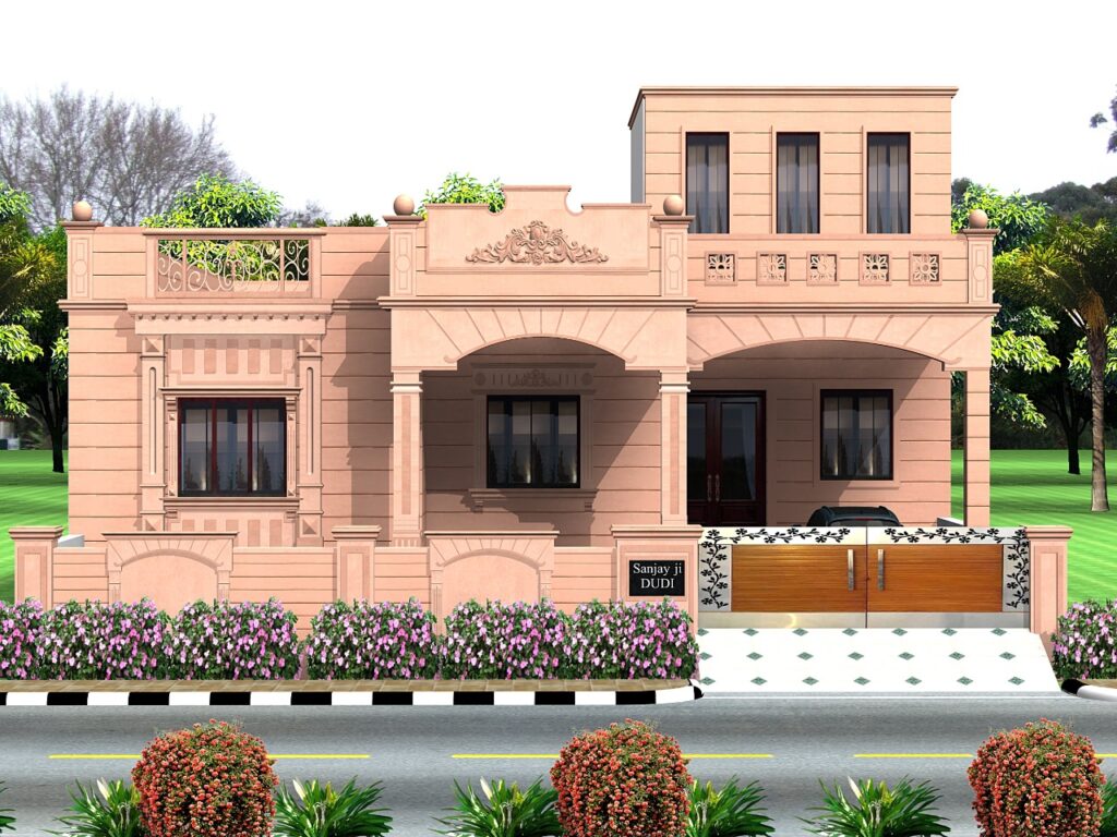 Stone Front Elevation, Stone Front Elevation Jodhpur, Jodhpur Stone ...